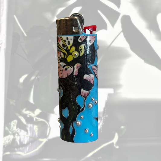 Strange Flowers, Silver Orbs, & Blue Skies | One of One Lighter