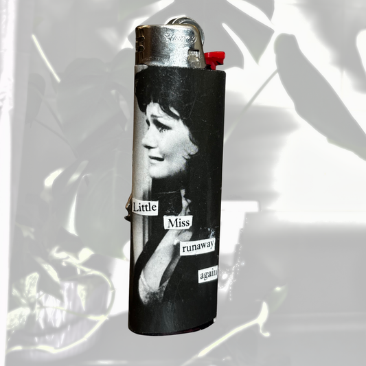 Little Miss Runaway Again - Vintage Magazine Collage | 1 of 1 Lighter