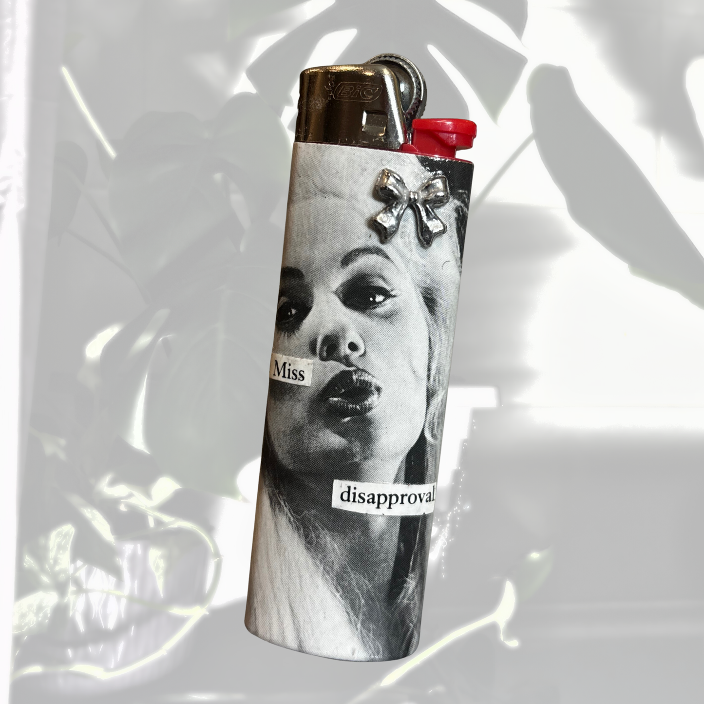 Little Miss Disapproval - Old Hollywood Vintage Magazine Collage | 1 of 1 Lighter