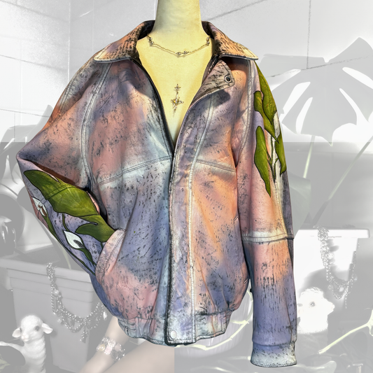 No Particular Reason Just Peace Leather Jacket