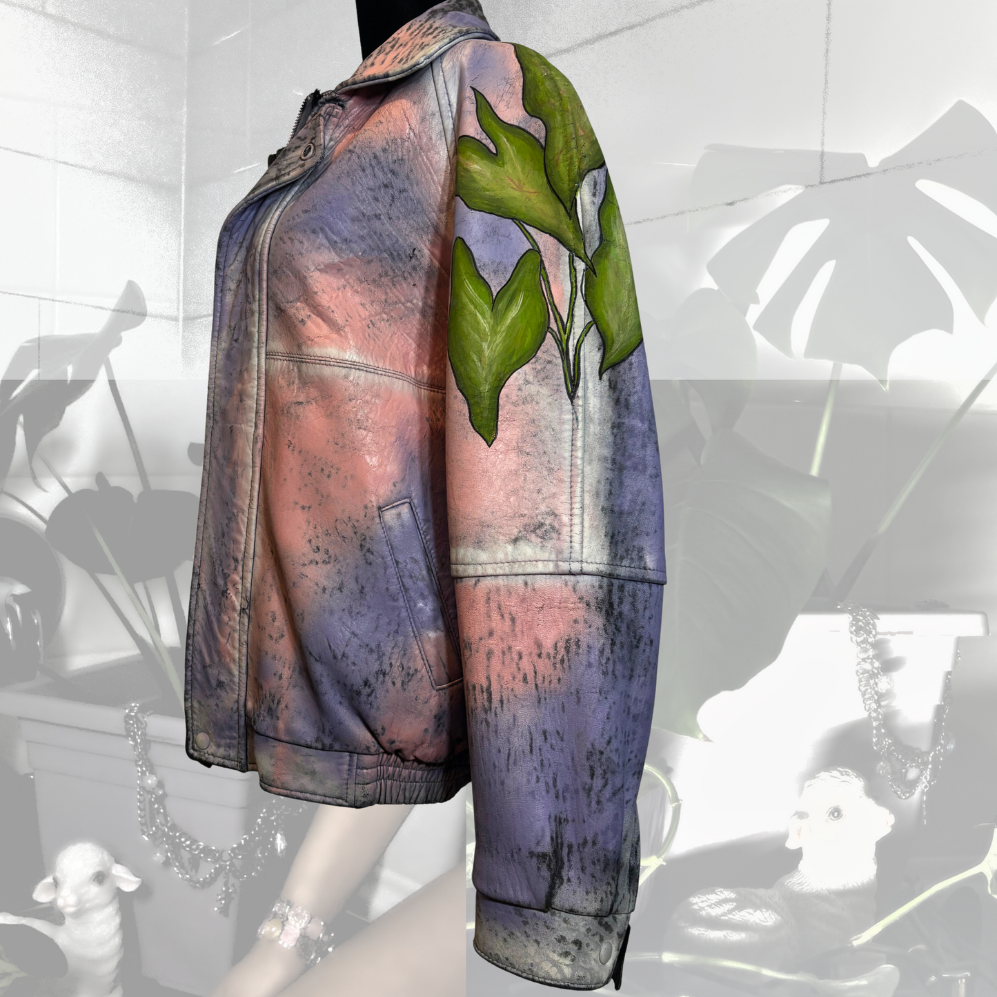 No Particular Reason Just Peace Leather Jacket